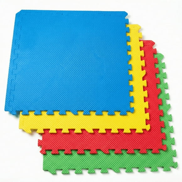 Alfombra Antigolpes Bebé Eva 8 Piezas Colores Puzzle 30x30 Multicolor Lis