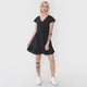 thumbnail image 4 of Vestido Mujer Corto Vuelos Print Puntos Negro Corona, 4 of 5