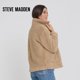 thumbnail image 5 of Chaqueta Steve Madden Sherpa de piel sintética extragrande para mujer, modelo XS-3X, 5 of 7