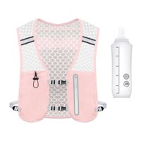 Ioensy - Chaleco Para Correr, Resistente Y Ligero, Para Mujeres Y Hombres, Ideal Para Actividades Al Aire Libre, Senderismo Y Ciclismo, Color Rosa.