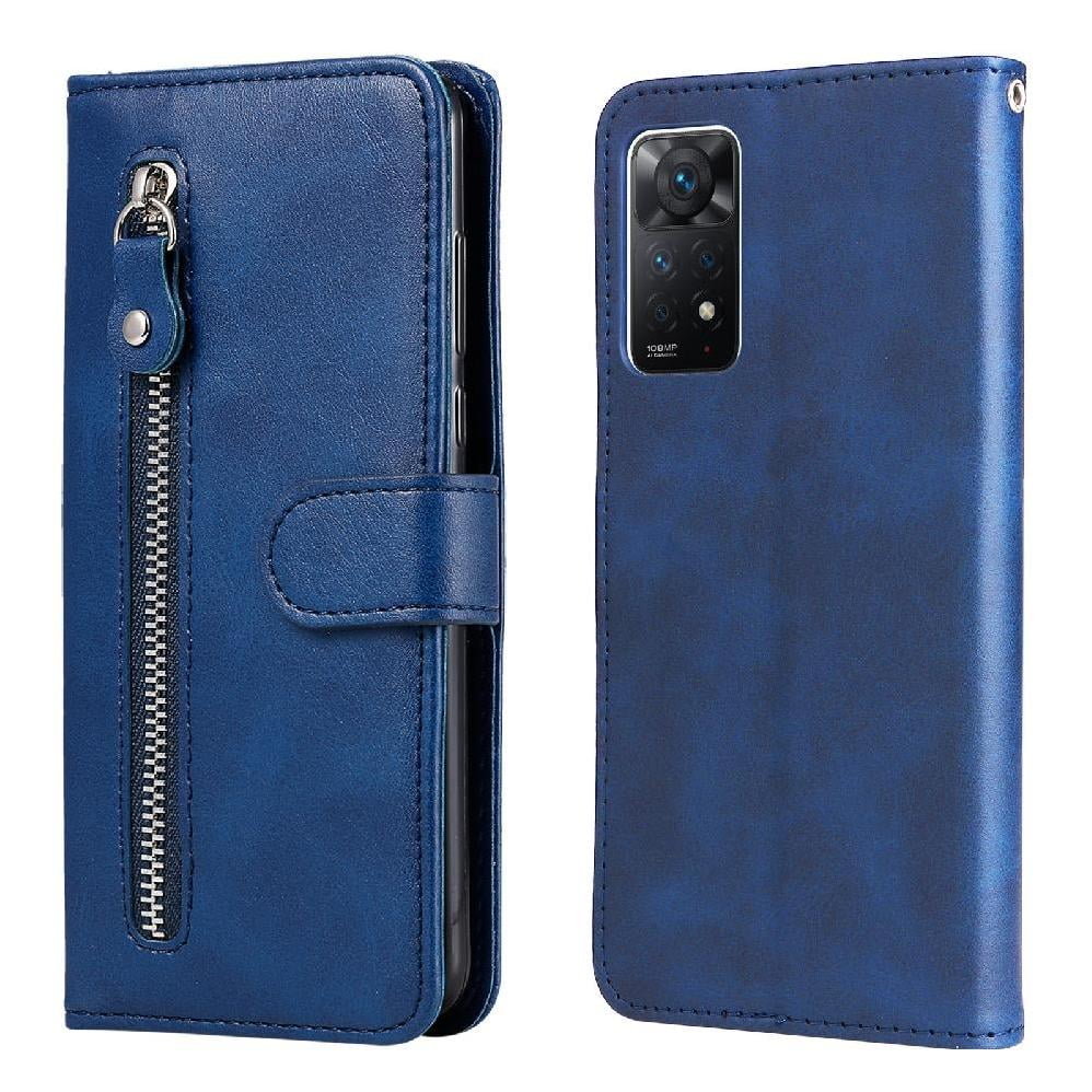 Gangxun - Funda Con Cremallera Para Xiaomi Redmi Note 11 Pro, Carcasa Cartera De Cuero Pu Con Soporte Y Tarjetero