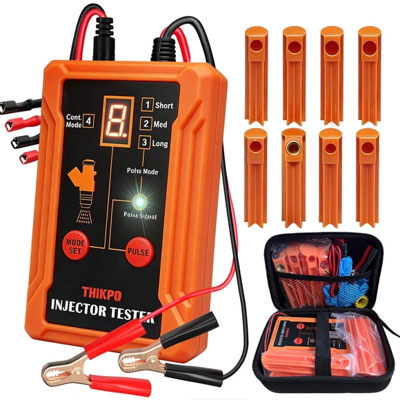Probador de inyectores de combustible THIKPO de 2 canales, 8 modos de pulso, 12 V