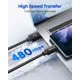thumbnail image 3 of Cable USB C CLEEFUN de carga rápida de 3 pies y 5 unidades para iPhone Samsung, 3 of 7