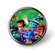 thumbnail image 1 of Supermonstruos-Theme Round Button Badge: Premium Metal Construction, Ideal for High-End Events 2.8 cm, 1 of 6