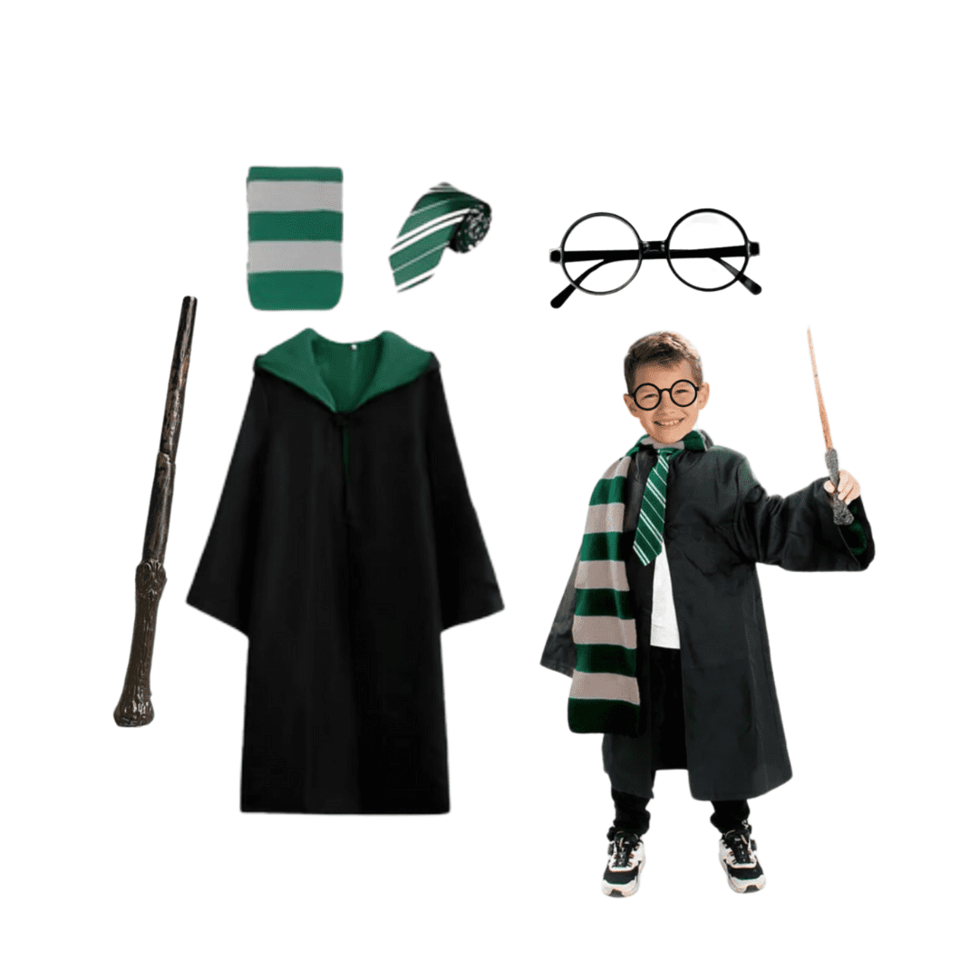 Feco - Disfraz Harry Potter Cosplay Niño Slytherin