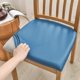 thumbnail image 1 of Xiao Hua Funda de asiento de cuero sintético PU - Juego de 2 piezas, tamaño grande (45-53 cm), impermeable, con elástico, ideal para sillas de cocina y del hogar. Color azul., 1 of 3