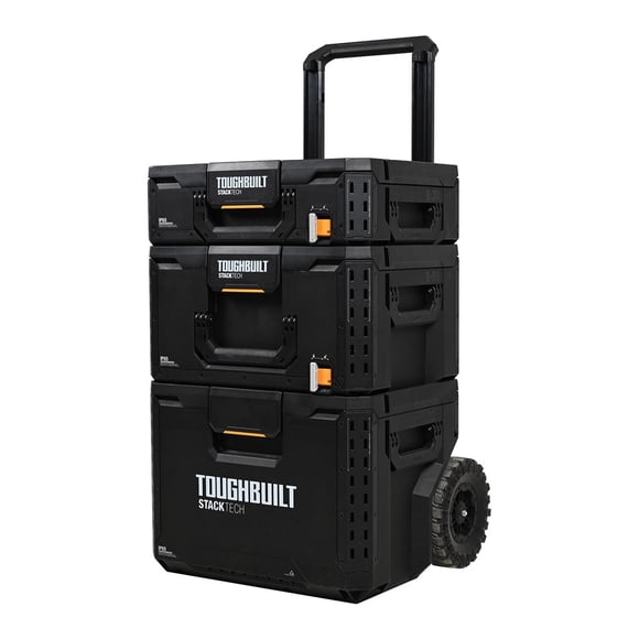 Caja De Herramientas Con Ruedas 3 Pzs Stacktech Toughbuilt