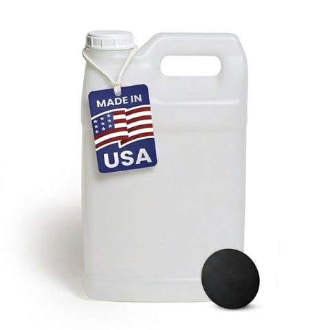 Jarra De Agua Fastrack De 9,5 Litros (Paquete De 1) Con Tapón De Goma Negra