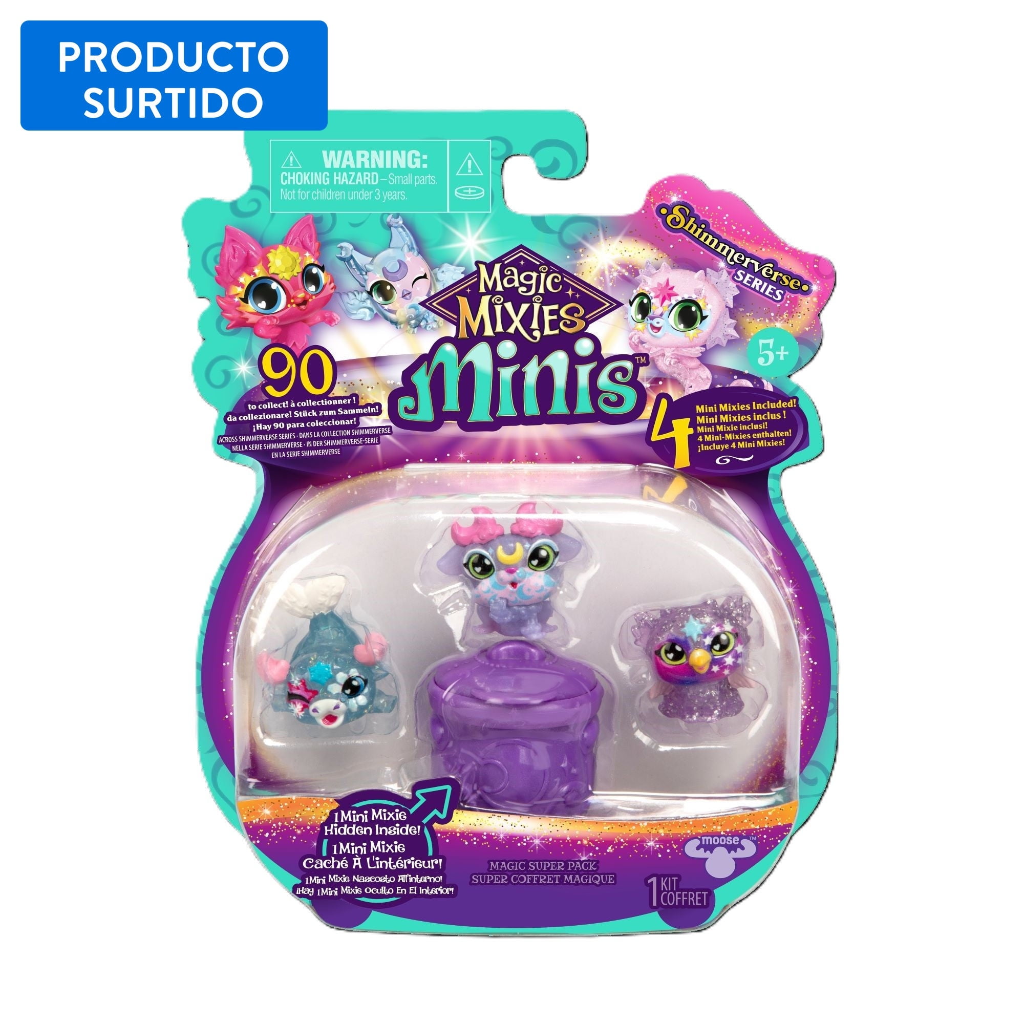 Magic Mixies - Figura Coleccionable Minis X 4 Surtido 1 Un