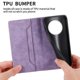 thumbnail image 3 of Funda tipo cartera con bloqueo RFID para Realme 14 Pro Con tapa abatible, portatarjetas, cierre magnético, TPU y soporte Morado, 3 of 6