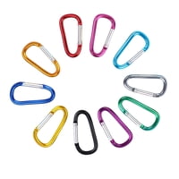 Ioensy - Mosquetones En Forma De D De 10 Uds., Mosquetón Pequeño Con Gancho A Presión Para Mochila