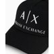 thumbnail image 2 of Gorra de Béisbol Armani Exchange para Hombre Negra y Blanca Bordada, 2 of 6
