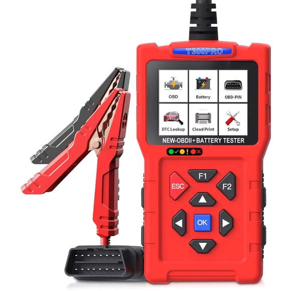 Escáner automotriz y probador de batería TopDiag T300PRO 12V/24V