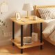 thumbnail image 3 of Mesa De Centro Minimalista Madera Sala De Estar Auxiliar Mesa, 3 of 3