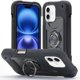 thumbnail image 1 of Funda para Apple iPhone 16 Plus de 6.7 Pulgadas con Soporte de Doble Anillo, Soporte Giratorio de 360°, PC+silicona, Cubierta de Teléfono a Prueba de Golpes de Grado Militar de Alta Resistencia,, 1 of 6