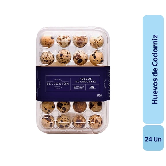 Huevos de Codorniz Chicos Manchado, 24 Un