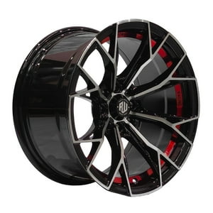 Pw Motor Sport - Set 4 Llantas 14X6 4X100/4X114 Et35 Superspeed Bm-Uc-Red