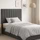 thumbnail image 3 of Respaldo 1 Plaza Gris Plomo /Lino Premium | Estilo Elegante, 3 of 3
