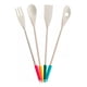 thumbnail image 2 of Set 4 Utensilios de Cocina 32 cm Bambu Bamboo Mango Plastico, 2 of 2
