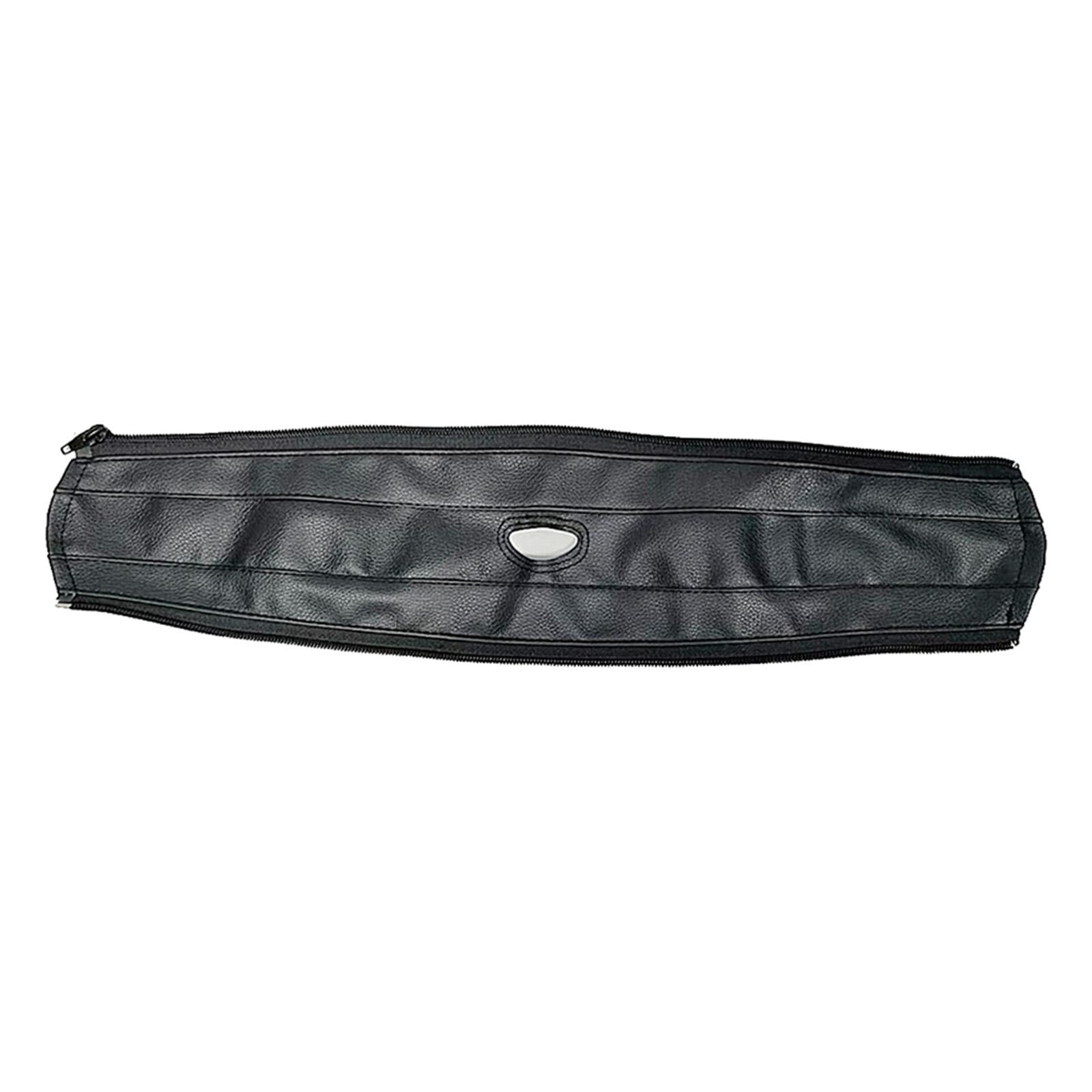 Bothyi - Funda Para Manillar De Cochecito, Funda Para Reposabrazos De Cuero Pu Con Cremallera Para Doona Black