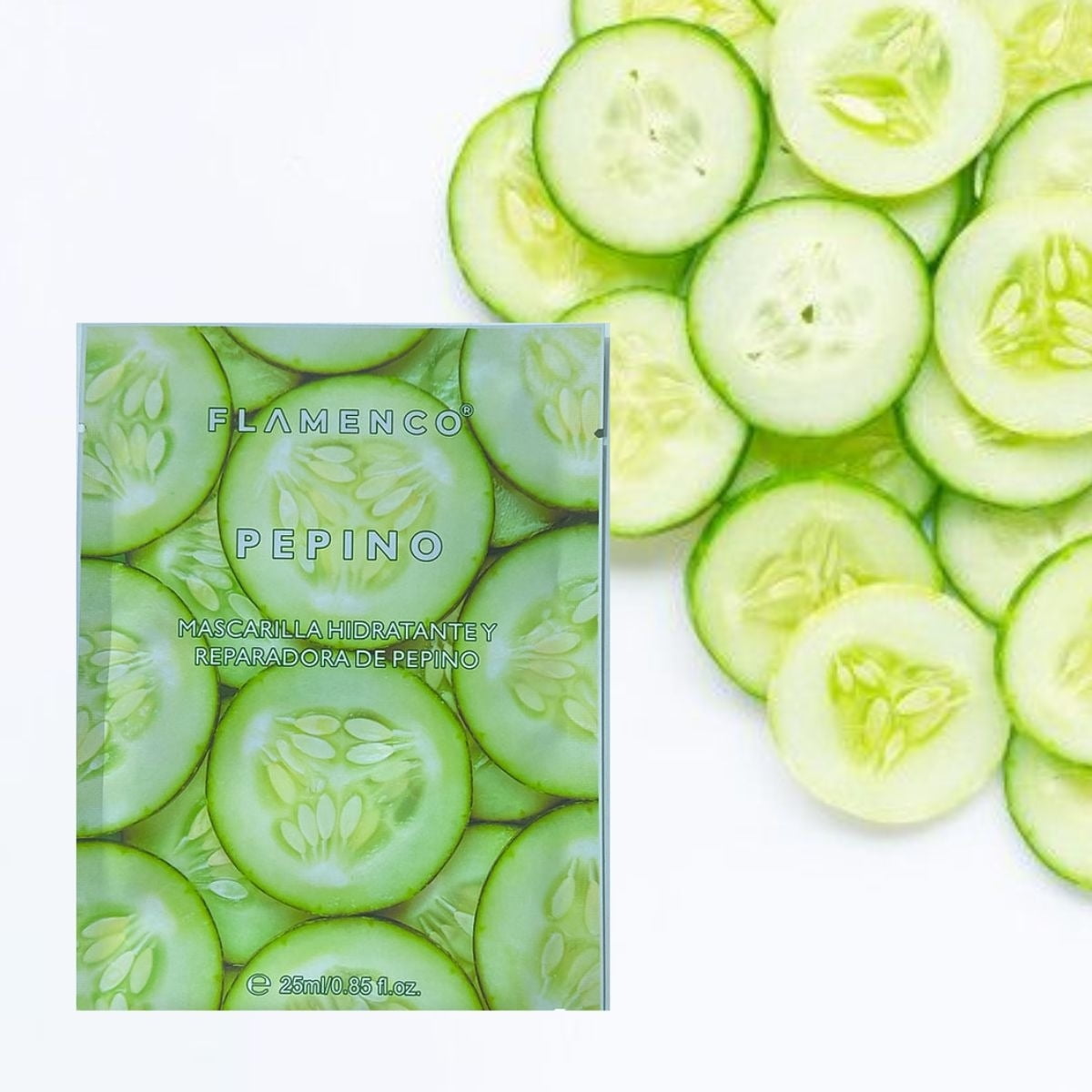 Genérico - Set 3 Mascarilla Facial Hidratante De Pepino Frescura Lau