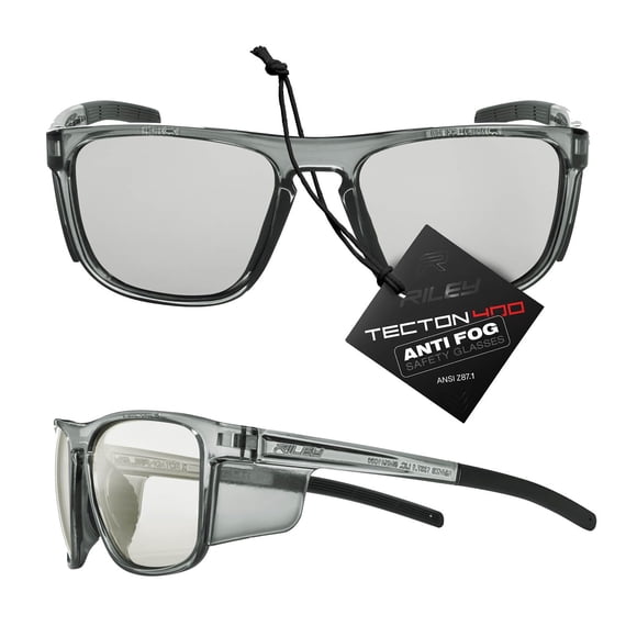 Lentes de seguridad Riley Navigator X antiempañantes con bloqueo UV