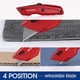 thumbnail image 5 of Navaja multiusos WORKPRO Premium retráctil totalmente metálica, 3 unidades, 5 of 9