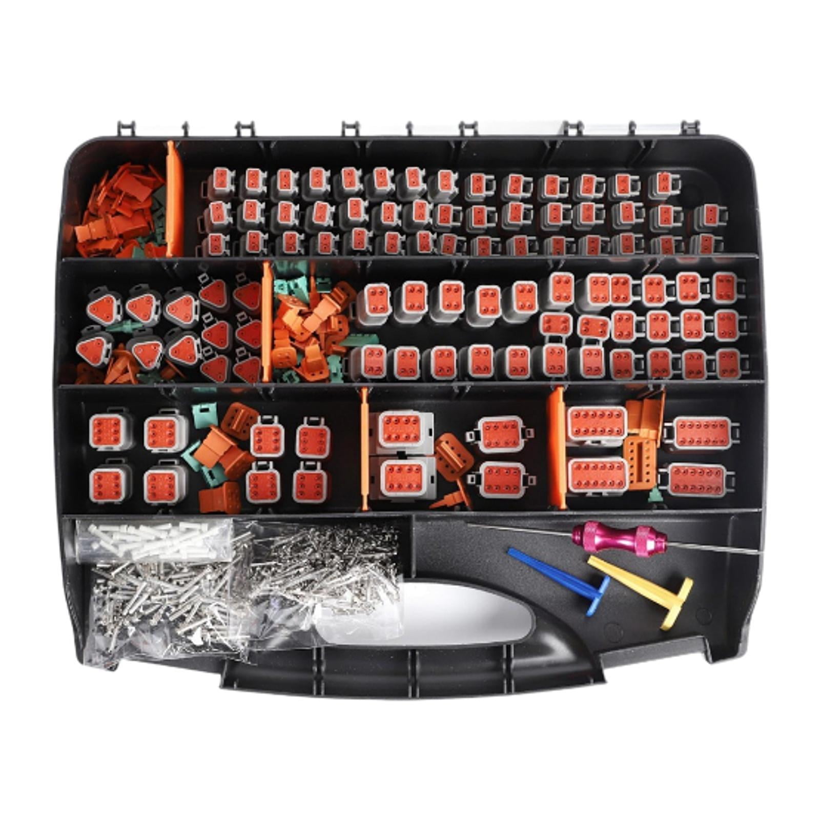Ioensy - 603x Dt Deutsch Kit De Conectores 2 3 4 6 8 Conector De 12 Pines Para Reparación De Barcos