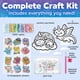 thumbnail image 3 of Kit de pintura con diamantes Creativity para niños Big Gem Axolotl, 3 of 9