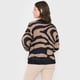 thumbnail image 2 of Cardigán Mujer Lurex Print Café Corona, 2 of 5