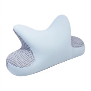 Magideal - Almohada De Escritorio Para Adultos, Almohada Para Dormir, Regalo, Cómoda, Suave, Para El Almuerzo, Transpirable, De Seda Helada, Con Espuma Viscoelás Azul