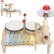 thumbnail image 2 of Set Musical Infantil De Madera Batería Xilófono Para Niños Batería Musical Montessori de Madera, 2 of 8