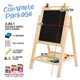 thumbnail image 2 of Arte de mesa Easel Kidaddle 2 en 1 de doble cara para niños pequeños, 2 of 7