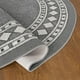 thumbnail image 2 of Alfombra Redonda Gris Antideslizante 150x150 Cm Con Goma, 2 of 3