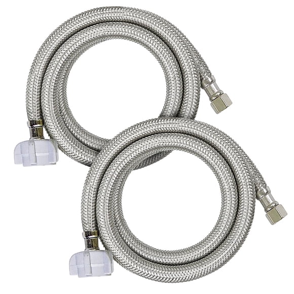 Línea de suministro de agua para inodoro HIGHCRAFT flexible 60 cm de acero inoxidable
