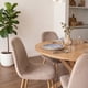 thumbnail image 3 of Comedor Mesa Redonda Equiz Wood 120cm + 6 Sillas Isy Arena, 3 of 4