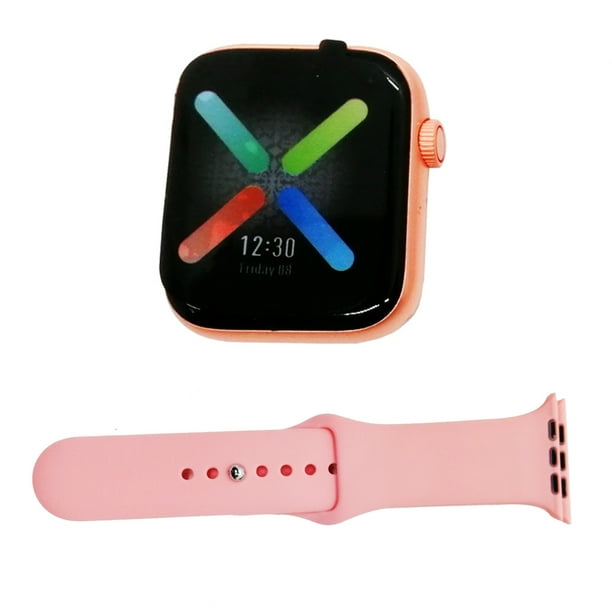 Reloj Inteligente W8 Smartwatch Bluetooth Rosado Lider
