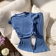 thumbnail image 2 of Conjunto De Polera + Pantalon De Pata Ancha Para Niñas Primavera Verano, 2 of 3
