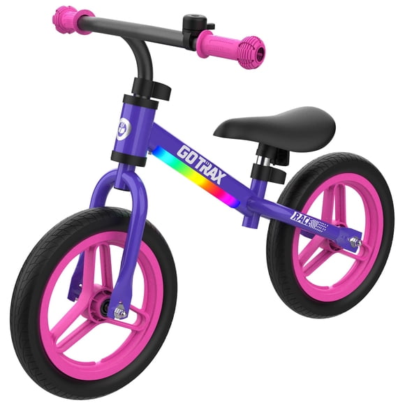 Bicicleta de equilibrio Gotrax KS12 de 12" con luz LED y asiento ajustable