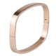 thumbnail image 5 of Para mujer para hombre de acero inoxidable Brecelet pulido brazalete brazalete de oro rosa 6 mm, 5 of 5