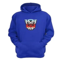Genérico - Polerón Canguro Niño Transformers Azul Talla 12 Unisex
