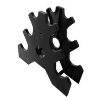 Ioensy - Estante Para Mancuernas De 3 Capas, Soporte Para Árbol, Torre Duradera, Antideslizante Para Deportes De Gimnasio