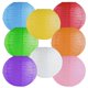 thumbnail image 1 of Linterna de papel Super Z Outlet 20 cm, paquete de 8 colores surtidos, 1 of 5