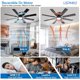 thumbnail image 1 of Ventilador de Techo LSPMKE 54 pulgadas con Luz LED y Control Remoto DC, 1 of 3