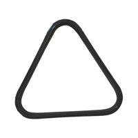 Ioensy - Mesa De Billar, Estante Triangular Para Bolas, Negro, Para Juegos De Interior, Salas De Billar, Sala De Billar Para Bolas De 52Mm
