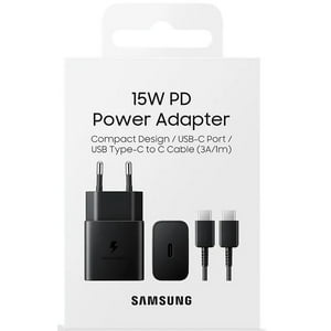 Samsung - Power Adapter 15W Con Cable Negro