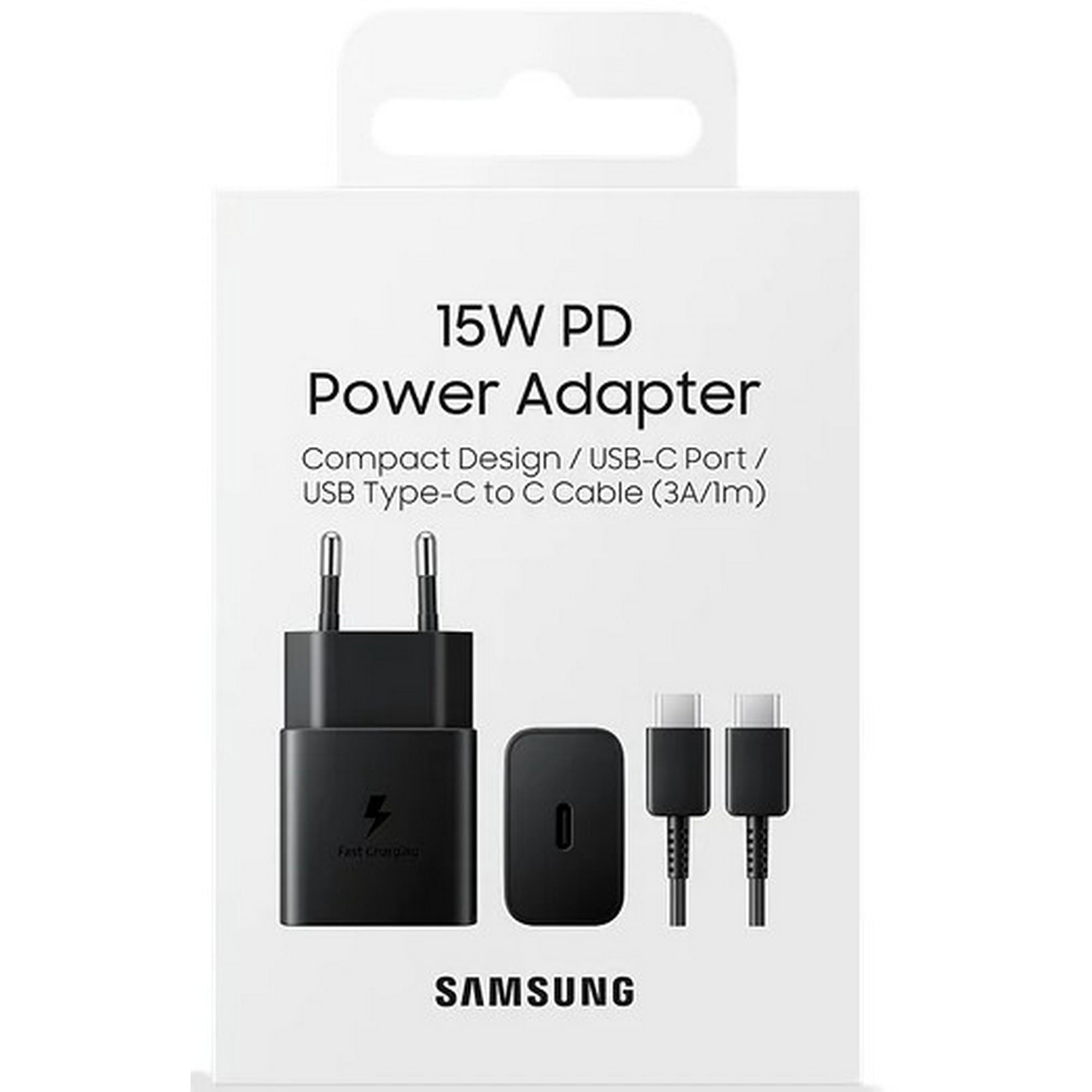 Samsung - Power Adapter 15w Con Cable Negro