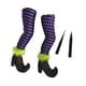 thumbnail image 2 of 2 Patas De Bruja De Halloween Con Estacas Para Jardín, Patio Y Exterior, Color Morado, 2 of 5