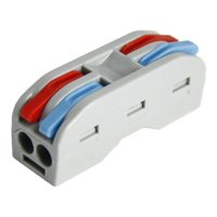 Genérica - Conector Cableado Rápido Tipo Wago Entrada Salida Múltiples Multicolor