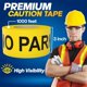 thumbnail image 4 of Cinta adhesiva para barricadas Tapix Caution No Estacionamiento, 7,62 cm x 304,8 m, 4 of 8